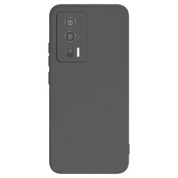 Picasee crna silikonska maskica za Xiaomi Poco F5 Pro 5G - Vlastiti foto dizajn