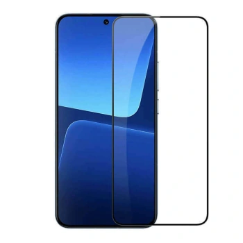 3D kaljeno staklo s okvirom za Xiaomi 17T - crne boje
