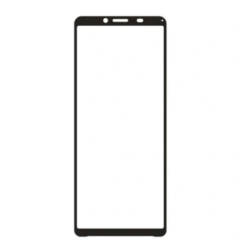 3x 3D kaljeno staklo s okvirom za Sony Xperia 10 VII - crne boje