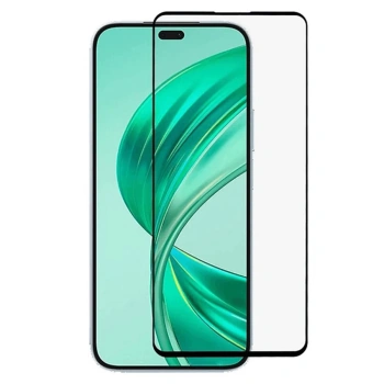 3D kaljeno staklo s okvirom za Honor 600 Pro - crne boje