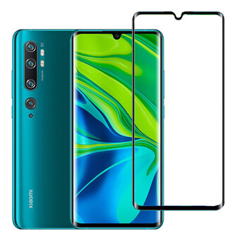 Picasee 3D zaštitno kaljeno staklo sa savijenim rubovima, za Xiaomi Mi Note 10 (Pro) - crne boje