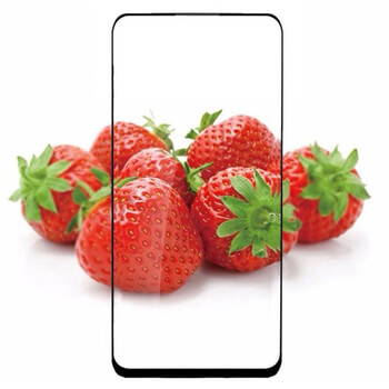 3D kaljeno staklo s okvirom za Huawei P40 Lite E - crne boje