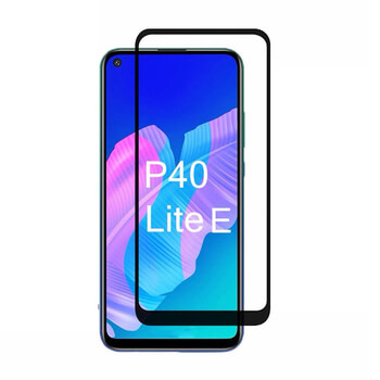 3x Picasee 3D zaštitno kaljeno staklo s okvirom za Huawei P40 Lite E - crne boje - 2+1 gratis