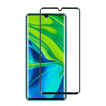 3D zaštitno staklo sa savijenim rubovima za Xiaomi Mi Note 10 Lite - crne boje