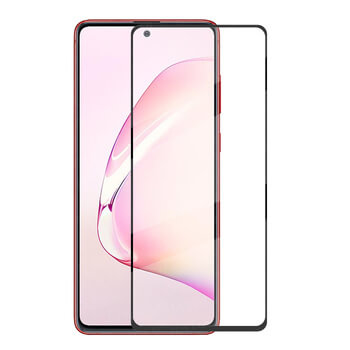 Picasee 3D zaštitno kaljeno staklo s okvirom za Samsung Galaxy Note 10 Lite N770F - crne boje