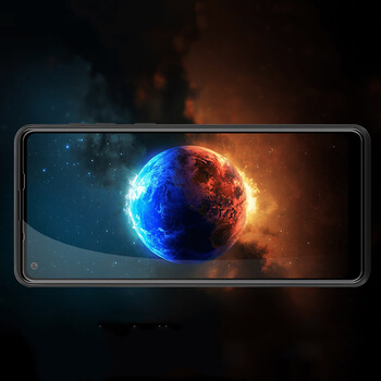 Picasee 3D zaštitno kaljeno staklo s okvirom za Samsung Galaxy A21s - crne boje