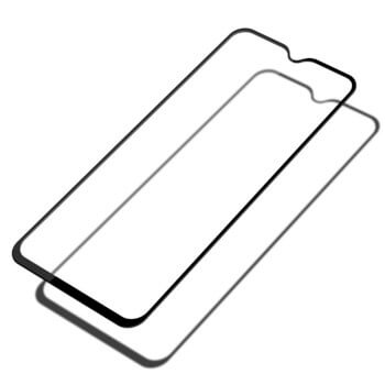 3x Picasee 3D zaštitno kaljeno staklo s okvirom za Xiaomi Redmi 9 - crne boje - 2+1 gratis