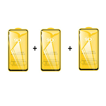 3x Picasee 3D zaštitno kaljeno staklo s okvirom za Xiaomi Poco X3 - crne boje - 2+1 gratis