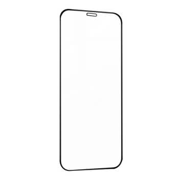 Picasee 3D zaštitno kaljeno staklo s okvirom za Apple iPhone 12 - crne boje
