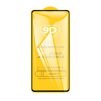 Picasee 3D zaštitno kaljeno staklo s okvirom za Huawei P40 - crne boje