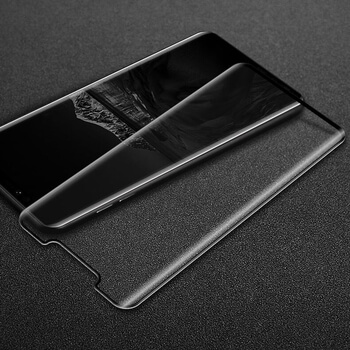 3x Picasee 3D zaštitno kaljeno staklo sa savijenim rubovima, za Huawei Mate 20 Pro - crne boje - 2+1 gratis