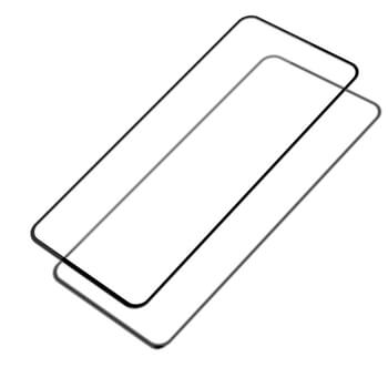 3x Picasee 3D zaštitno kaljeno staklo s okvirom za Samsung Galaxy M11 - crne boje - 2+1 gratis