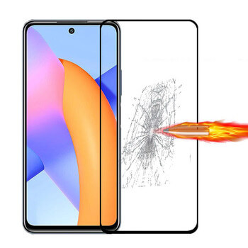 Picasee 3D zaštitno kaljeno staklo s okvirom za Honor 10X Lite - crne boje