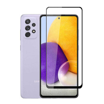 Picasee 3D zaštitno kaljeno staklo s okvirom za Samsung Galaxy A52 5G A525F - crne boje