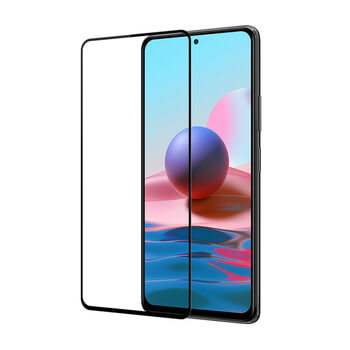 Picasee 3D zaštitno kaljeno staklo s okvirom za Xiaomi Redmi Note 10 Pro - crne boje