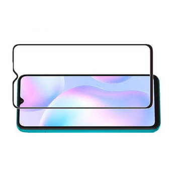 3x Picasee 3D zaštitno kaljeno staklo s okvirom za Xiaomi Redmi 9AT - crne boje - 2+1 gratis