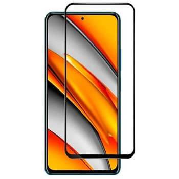 3x Picasee 3D zaštitno kaljeno staklo s okvirom za Xiaomi Poco F3 - crne boje - 2+1 gratis