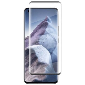Picasee 3D zaštitno kaljeno staklo sa savijenim rubovima, za Xiaomi Mi 11 Ultra - crne boje