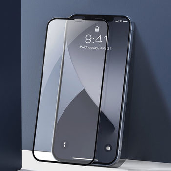 3x Picasee 3D zaštitno kaljeno staklo s okvirom za Apple iPhone 13 - crne boje - 2+1 gratis