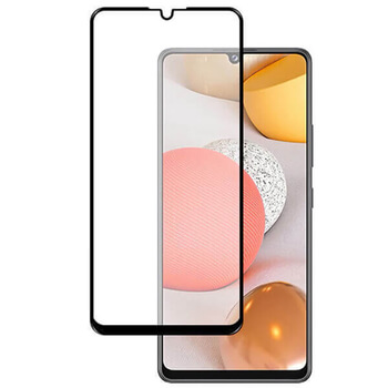 3x 3D kaljeno staklo s okvirom za Samsung Galaxy A22 A225F - crne boje