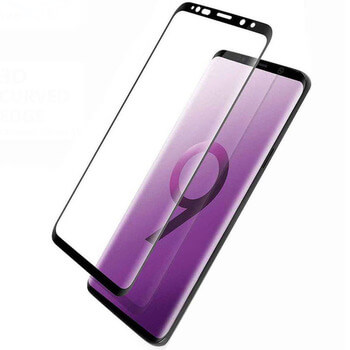 Picasee 3D zaštitno kaljeno staklo sa savijenim rubovima, za Samsung Galaxy S9 Plus G965F - crne boje