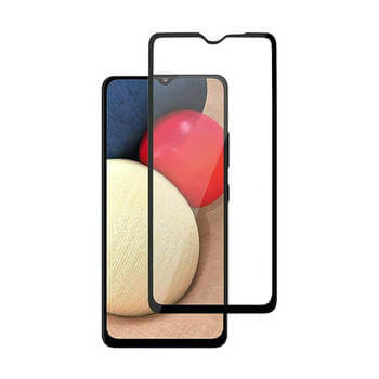 Picasee 3D zaštitno kaljeno staklo s okvirom za Samsung Galaxy A03s A037G - crne boje