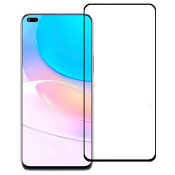 3x Picasee 3D zaštitno kaljeno staklo s okvirom za Huawei Nova 8i - crne boje - 2+1 gratis