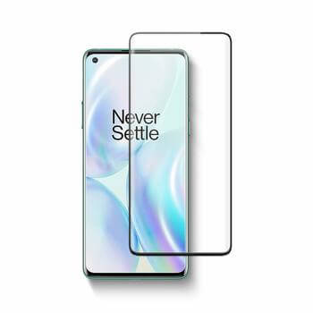 Picasee 3D zaštitno kaljeno staklo s okvirom za OnePlus 8T - crne boje