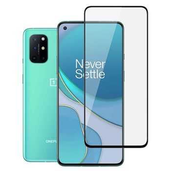 3x 3D kaljeno staklo s okvirom za OnePlus 8T - crne boje