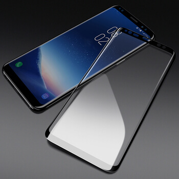3x Picasee 3D zaštitno kaljeno staklo sa savijenim rubovima, za Samsung Galaxy S9 Plus G965F - crne boje - 2+1 gratis