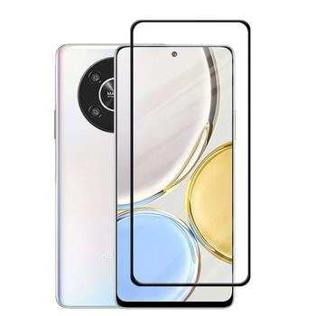 3x Picasee 3D zaštitno kaljeno staklo s okvirom za Honor Magic4 Lite 5G - crne boje - 2+1 gratis