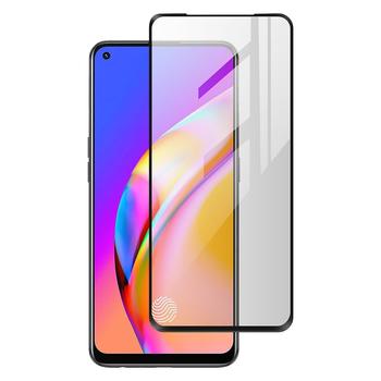 3x Picasee 3D zaštitno kaljeno staklo s okvirom za OPPO A94 5G - crne boje - 2+1 gratis