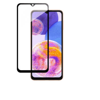 3x 3D kaljeno staklo s okvirom za Samsung Galaxy A23 - crne boje