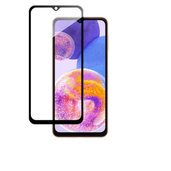 3x 3D kaljeno staklo s okvirom za Samsung Galaxy A23 A235F 4G - crne boje