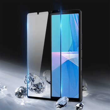 3x Picasee 3D zaštitno kaljeno staklo s okvirom za Sony Xperia 10 III - crne boje - 2+1 gratis