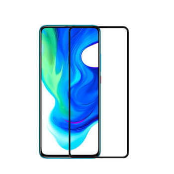 3D kaljeno staklo s okvirom za Xiaomi Poco X5 - crne boje