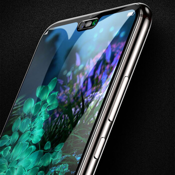 Picasee 3D zaštitno kaljeno staklo s okvirom za Honor 8X - crne boje