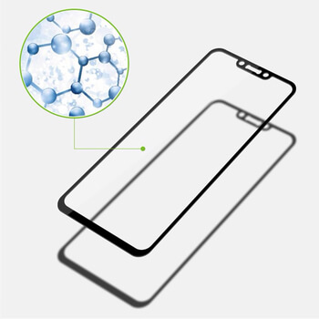 3x Picasee 3D zaštitno kaljeno staklo s okvirom za Huawei Nova 3 - crne boje - 2+1 gratis