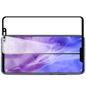 3x Picasee 3D zaštitno kaljeno staklo s okvirom za Huawei Nova 3i - crne boje - 2+1 gratis