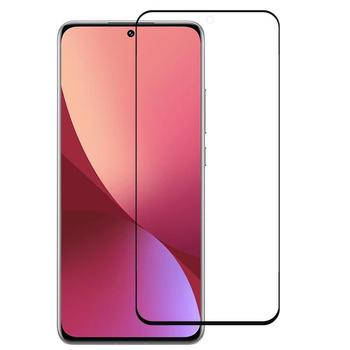 3D kaljeno staklo s okvirom za Xiaomi Redmi Note 12S - crne boje