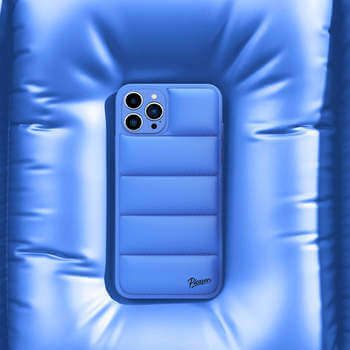 Picasee Puffer case pro Apple iPhone XR - Picasee Puffer - Plava