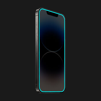 Picasee Zaštitno kaljeno staklo s okvirom svjetlećim u mraku za Xiaomi Redmi Note 12 Pro 5G - Plava