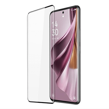3x 3D kaljeno staklo s okvirom za Motorola Edge 40 - crne boje