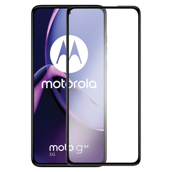 Picasee 3D zaštitno kaljeno staklo s okvirom za Motorola Moto G84 5G - crne boje