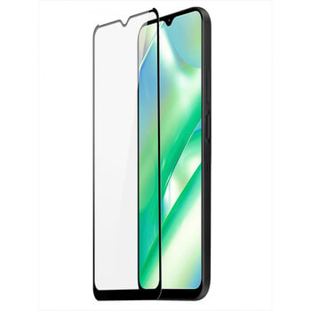 3x Picasee 3D zaštitno kaljeno staklo s okvirom za Realme C33 (2023) - crne boje - 2+1 gratis