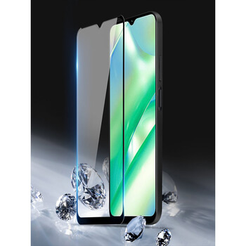 3x Picasee 3D zaštitno kaljeno staklo s okvirom za Realme C33 (2023) - crne boje - 2+1 gratis