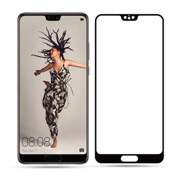 3x Picasee 3D zaštitno kaljeno staklo sa savijenim rubovima, za Huawei P20 Pro - crne boje - 2+1 gratis