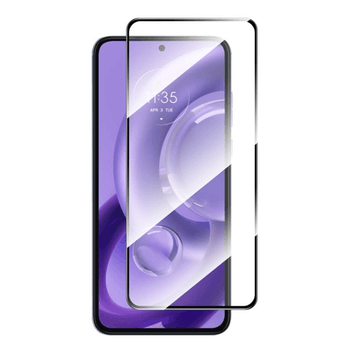 3D kaljeno staklo s okvirom za Motorola Edge 40 Neo - crne boje