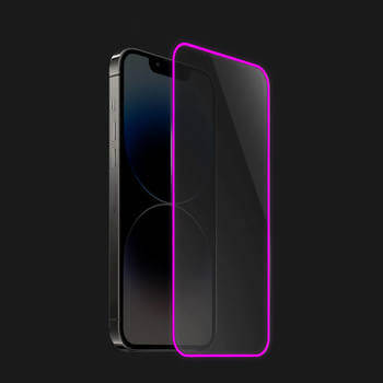 3x Zaštitno kaljeno staklo s okvirom svjetlećim u mraku za Xiaomi Poco F2 Pro