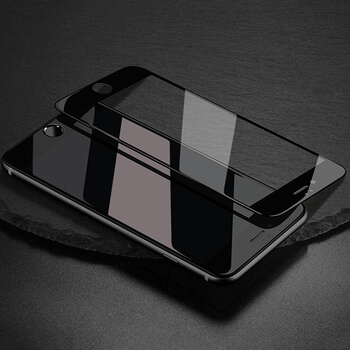 3D kaljeno staklo s okvirom za Apple iPhone 6/6S - crne boje